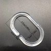 Resze 24 PCS Shower Curtain Rings,Plastic Clear Shower Curtain Hooks,C-Shaped Rings Hook Hanger Bathroom Shower Window Rod