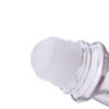 Happyupcity 2 Pcs 50ml 1.69oz Clear Roller Bottle Empty Glass Body with Plastic Roller