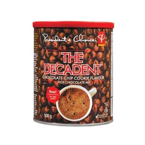 President's Choice The Decadent Chocolate Chip Cookie Flavor Hot Chocolate, 500g