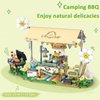 MEIEST Camping Building Blocks Set,Holiday Camper Collection Particle Construction Building Bricks Toy,Home Decor (Picnic)