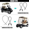 CLUBRALLY Club Car Precedent Gas Golf Cart Governor & Accelerator Throttle Cable Snap in Kawasaki FE290/FE350 2004-2015, Replace 102336001 102513102 102595101