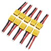 Blomiky XT60H 5 Pairs Female and Male 14AWG Silicon Wire Extention Deans XT60 Plug Connector for RC Cars Drone Lithium Battery XT60 Plug 5