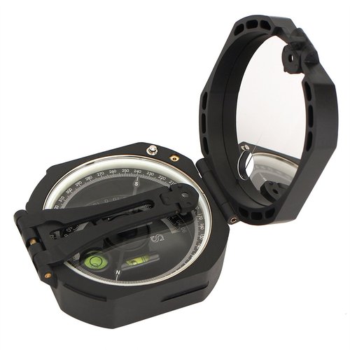 SVBONY Camping Military Compass Pocket Transit Multifunction Compass Lensatic Sighting Fluorescent Waterproof for Hunting Hiking with Strap