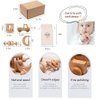 Wood Baby Rattle Personalizable Infant Rattle Sensory Development Wooden Toys Set