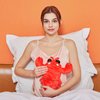 Intoypad Microwavable Heating Pad for Cramps, Cuddly Warming Pillow, Cute Lobster Plush with Heating Pad