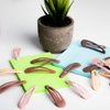 30PCS Non-Slip Metal Hair Clips, 4.8cm/1.89 Inch Small Barrettes Hair Accessories for Women and Girls (5 Colors)