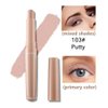 Go Ho Matte Eyeshadow Stick,Eyeshadow Pencil Crayon Brightener Stick, Waterproof Cream Eyeshadow Pen Smooth Easy To Color, 103# Putty