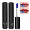 QIUFSSE 2PCS Peel Off Lip Stain Lip Tint Matte Liquid Lipstick Nude Lip Gloss Long Lasting Waterproof Lip Tint Stain Non-stick Cup Peel Off Lipstick Lip Makeup for Women Girls （01#+02#）