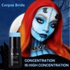 Go Ho Light Blue Face Body Paint Stick,Water Based Washable Pale Blue Face Paint Stick,Full-coverage Cream Blue Body Paint for Adults Children Halloween Cosplay SFX Corpse Bride Sally Makeup