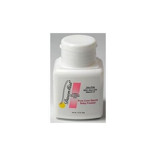 Dukal Dawnmist Baby Powder, Corn Starch, Premium, 3.5 oz BP35C
