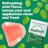 Protech Denture Cleaner (180 Days) Denture Cleanser for Retainers, Mouthguards, and Dentures, Nicotine and Coffee Stains Cleaner, Powder, 6-Month Supply