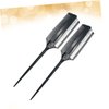 FOMIYES 2pcs Combs for Women Highlight Comb Hair Teasing Comb Professional Barber Comb Rat Tail Comb Hair Salon Comb Dye Brush Hair Color Brush Hair Dye Applicator Black Miss To Weave