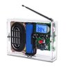 MiOYOOW FṂ Radio Kit, LCD Display Rechargeable Digital Radio Module DIY Kit with Headphone Jack, Soldering Leaning Project for College High School Education and Home Office Outdoor Use