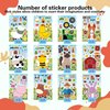24 Sheets Make Your Own Farm Animals Stickers Make A Face Stickers for Kids Toddlers with Fantasy Farm Animals DIY Craft Stickers Kids Party Favor Supplies Crafts 12 Designs