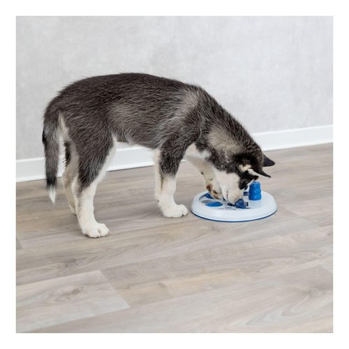 TRIXIE Flip Board Dog Puzzle Toy, Intermediate (Level 2) Strategy Game, Dog Activity Treat Toy for Dogs