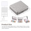 Portable Metal Travel Medicine Box/8 Compartments (Silver)