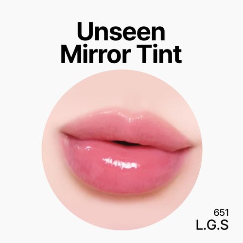 Oddtype Unseen Mirror Lip Tint, High-Gloss, Non-Sticky, Long-Lasting Stain, Blendablem, Clear Shades 3.5g (L.G.S, 1 OZ)