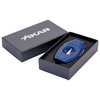 Xikar VX2 V-Cut Cigar Cutter, Up to 70 Ring Gauge, Built-in 64RG Bowl, Stainless Steel Blades, Attractive Gift Box, Ergonomic Design, Secure-Lock, Spring-Loaded, Blue