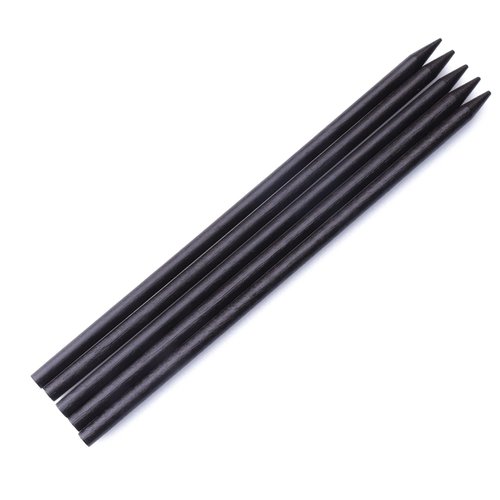 Ruwado 5 Pcs Wooden Hair Stick for Long Hair Vintage Natural Wood Long Hair Clip Pin Chinese Hair Chopsticks for Women Girls Bun Hair Style Decorative DIY Hair Accessories (15 cm, Without Hole)