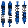 HobbyPark All Metal Aluminum Shocks for 1/10 Traxxas Slash Rustler Stampede 2WD 4x4 Hoss Bandit VXL Upgrades Shock Absorber Damper Set, Replacement of 5862 3760 3762 (Blue)