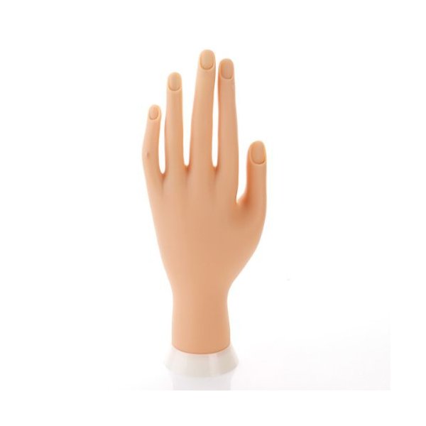 Uniqstore Adjustable Nail Art Fake Hand for Training and Display Bs-32
