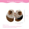 VOLOBE 5 Inches Silicone Hamster, Realistic Toy Hamster as Silicone Piglet Companion with Sleeping Pad Accessories for Kids Boy Girl Birthday Collection Handmade Gift (Brown Hamster)