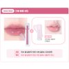 WAKEMAKE Tint, Dewy Gel Glow Tint, Lip Gloss, Korean Lip Gloss St, Korean Lip Tint Set (12 GLASSY MAUVEMENT) Renewal Ver 0.13 Fl Oz, Pink