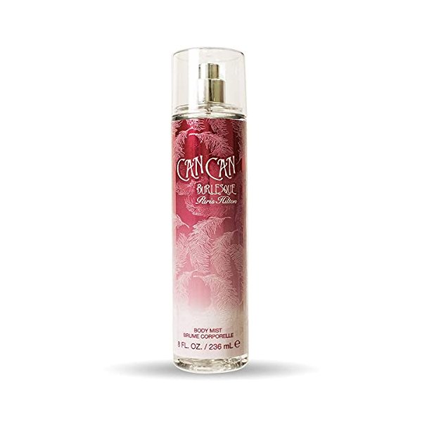 Paris Hilton Can Can Burlesque Body Mist Fragrance for Women | Playful and Flirtatious | Fruity and Floral Scent With Notes of Clementine, Nectarine, Cassis, Raspberry, and Wild Orchid | 8 Oz