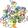100pcs Multicolour Elastic Hair Ties Mini Hair Bands Tiny Rubber Bands,Colorful Nylon Elastics Hair Tie Girls' Ponytail Holder Accessories Hair Accessories