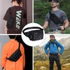 Waist Pack Bag Fanny Pack for Men&Women Hip Bum Bag with Adjustable Strap for Outdoors Workout Traveling Casual Running Hiking Cycling (New Black)