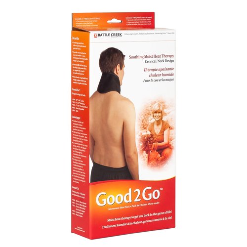492- Battle Creek Good2Go™ Deep-Penetrating Moist Heat Wrap for Microwave, Neck/Menstrual Design, Simple-to-use, with Easy-Attach Strap for Holding it in Place During use