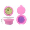 Mebtmel 12 Pcs Cupcake Lip Gloss for Girls Party Favors Lip Balm Set Assorted Fruity Favors Cute Cupcake Designs Birthday Gift