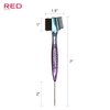 RED by Kiss Chrome Edge Brush Bacteria Free Sterilized Boar Bristles Hair Styling Brush Comb
