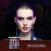 zeesea The British Museum Egypt Collection Eyeshadow Shimmer Matte Glitter 16 Colors Eyeshadow Palette (#09 Crystal Skull)
