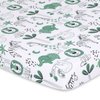 The Peanutshell Mini Crib Sheets Set for Pack & Play, Playard, Playpen, Mini Crib, 3 Pack, Safari Animals