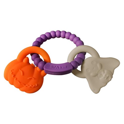 Halloween Pumpkin Teether Cute Ghouls Ring Teether, Baby Teether,Girl or Boy Halloween Teether