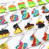 SUNPROUND 40 Pcs Halloween Pop Keychain Fidget Toys Pack, Halloween Party Favors Supplies, Mini Pop Toys Bulk, for Kids Girls and Boys, Halloween Treat Bags… B0B461R9HW