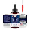 Vegan Vitamin B12 Liquid - Max Strength B12 Vitamins 5000 mcg Methylcobalamin Supplement - Liquid Vitamin B12 Sublingual Drops - Liquid B12 Vitamins Mood, Energy Support - Citrus Flavor B 12, 2oz