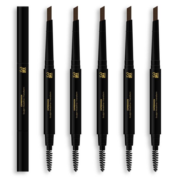 Brow Definer - 3R Factory Auburn Eye Brow Pencils For Women, Waterproof & Retractable (1pc Pack)