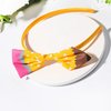 Doneace Back To School Headband Cute Yellow Pencil Headband for Girls School Bow Hair Band Teacher Hair Hoop Back To School Outfits Hair Accessories for School First Day Gift 1Pcs(Style 1)
