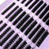 HBZGTLAD Fluffy Cluster Lashes 40D60D80D100D120D Natural Thick Eyelash Clusters D Curl Individual Lashes DIY Eyelashes Extension (300pcs80D100D120D)