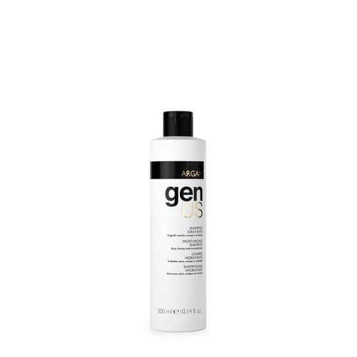 GENUS Argan Hydrating Hair Shampoo - Enriched with Argan & Linseed Oil for Dry, Frizzy, Treated Hair - Moisturizing, Anti-Frizz, Nourishing, Adds Shine & Softness - 300ml