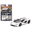 True Scale Miniatures Model Car Compatible with Lamborghini Countach LPI 800-4 Bianco Siderale 1/64 Diecast Model Car MGT00567