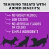 Cloud Star Tricky Trainers Soft & Chewy Dog Training Treats 14 oz Pouch, Liver Flavor, Low Calorie Behavior Aid with 360 treats