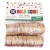 amscan Gold Coins Plastic High Count Favor - 1.37" | Gold | Pack of 100