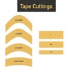 Sunshine Tape No Glue Hairpiece Wig Tape (36 Pieces) - Back Curve - Double Sided Adhesive Tape for Toupee Lace Front Wig Strong Hold Waterproof Strips