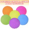 ArtCreativity Stretchy Crystal Gummi Stress Balls, Set of 6, Stress Relief Fidget Sensory Toys for Autistic Children, Anxiety, and ADHD, Birthday Party Favors, Goodie Bag Fillers for Kids