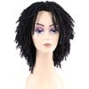 HEITIGN Wigs Synthetic 6 Inch Synthetic Dreadlocks Wig Wigs for Black Women Short Curly Wigs Crochet Wigs