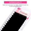 Lash Extension 0.05mm D Curl 15-20mm Mixed Classic Eyelash Extension Matte Black Individual Lashes Professional Salon Use Eyelash Extension Single Eyelashes by FADVAN (0.05mm-D, 15-20mm Mix)