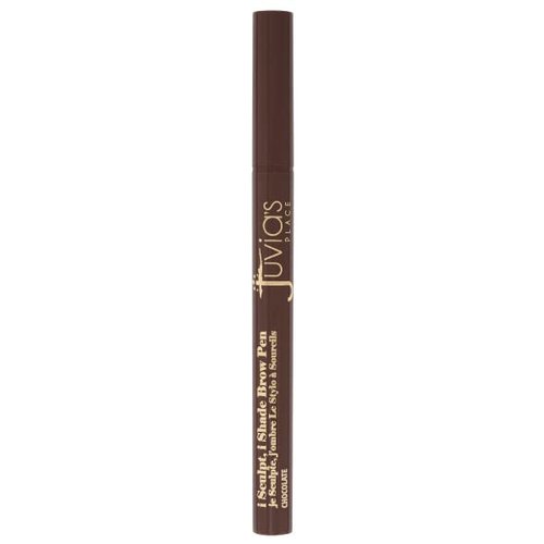 Juvia's Place iSculpt, iShade Eyebrow Pen - Brow Contour Pen, Eyebrow Pen Definer, Waterproof Eyebrow Shaper Pen, Eyebrow Filler Pen Makeup, Long-lasting Brow Liner Makeup Pen (Chocolate)